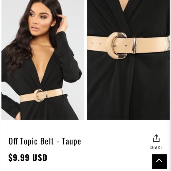 Medium Floral Romper including Taupe belt - Picture 6 of 7